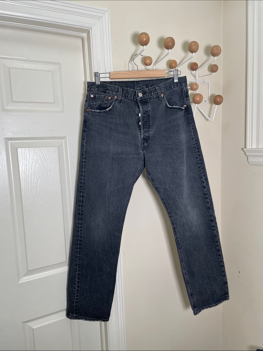 Levi's 501 '93 - Classic Straight Legged Denim Jeans - Black - 34x32